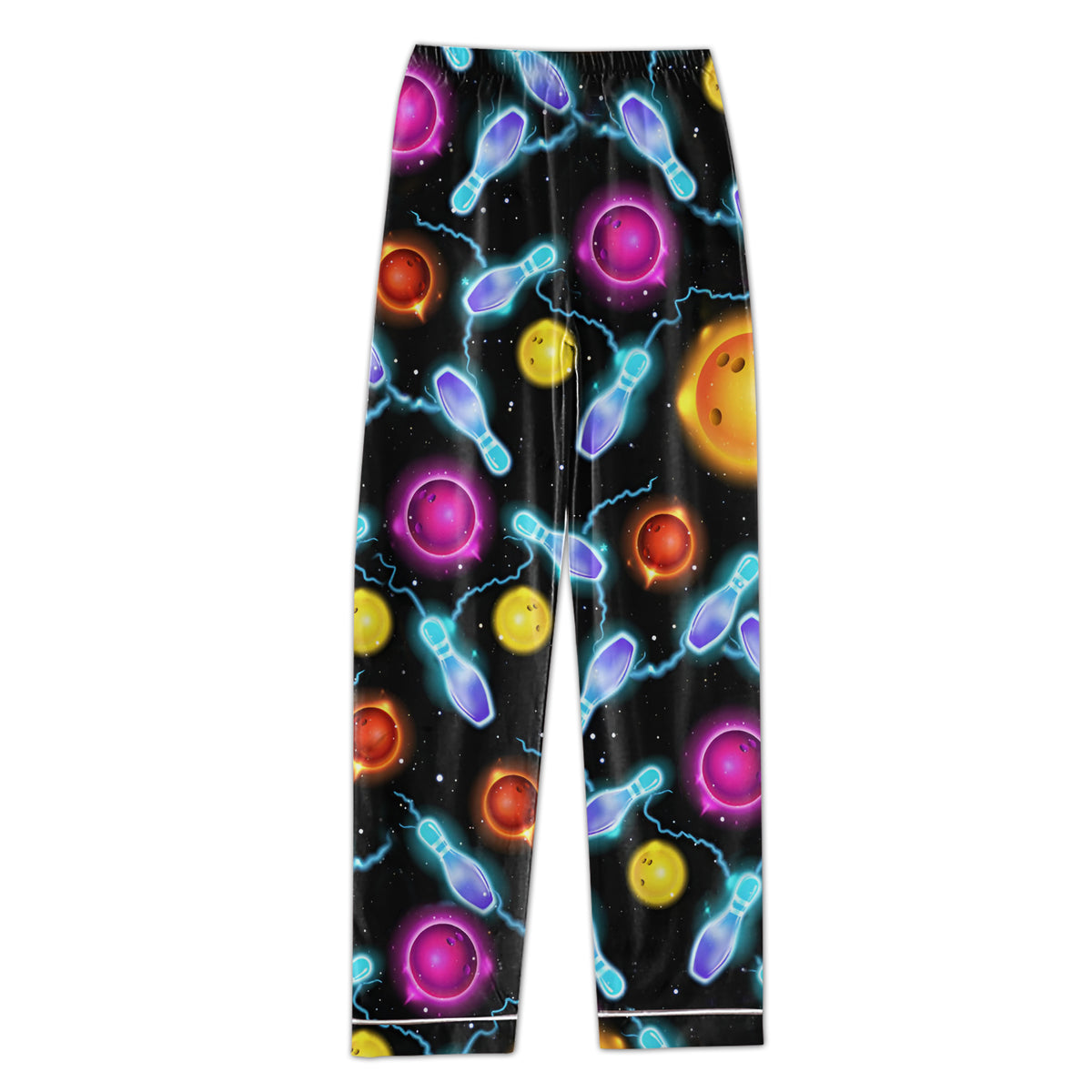 Personalized Women's Pajama Set, Gift For Bowling Lovers