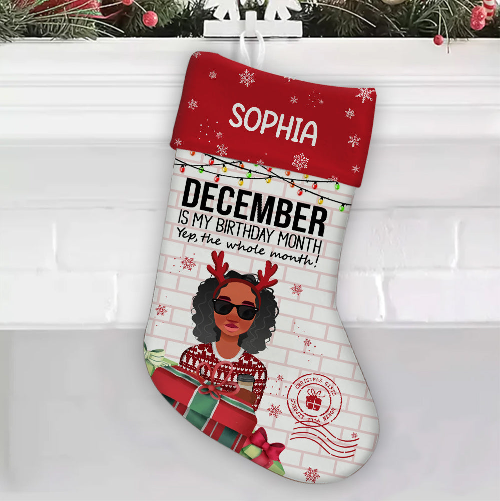 Christmas Socks, December Birthday Gifts, Christmas Gift For December Queens