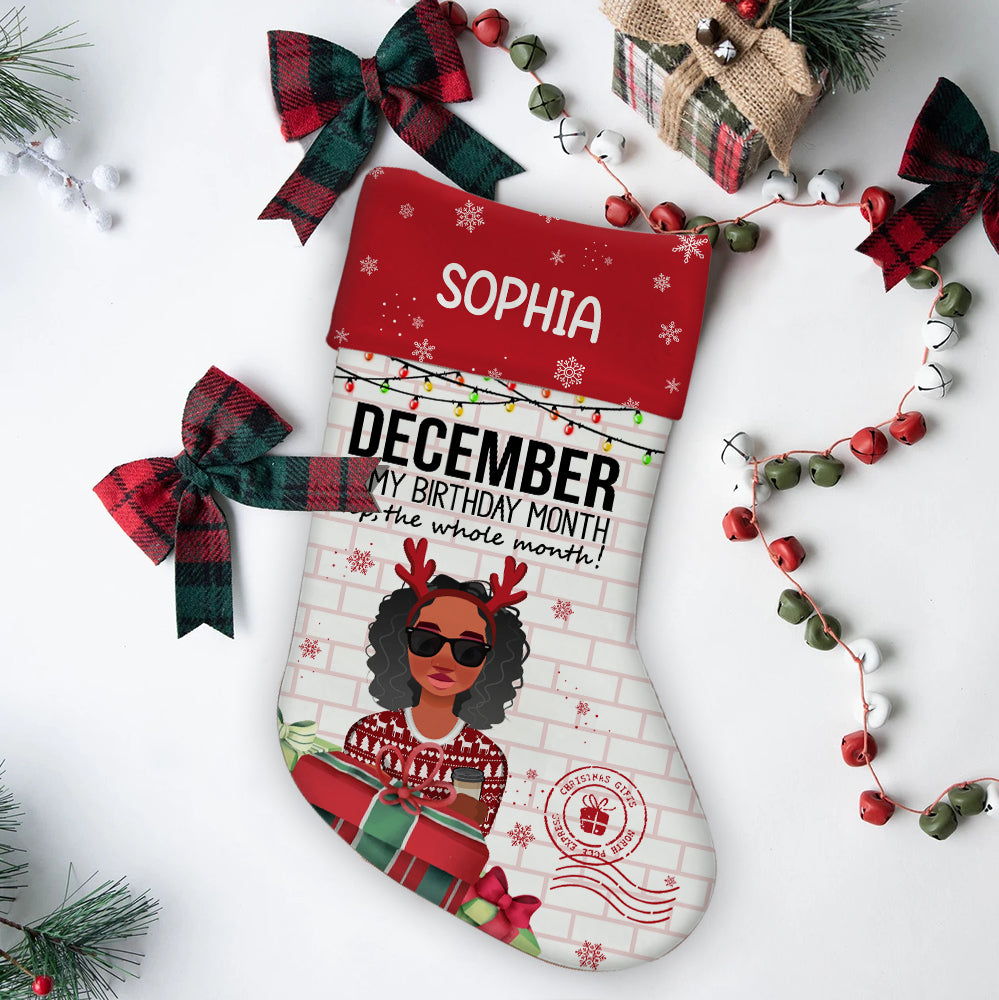 Christmas Socks, December Birthday Gifts, Christmas Gift For December Queens