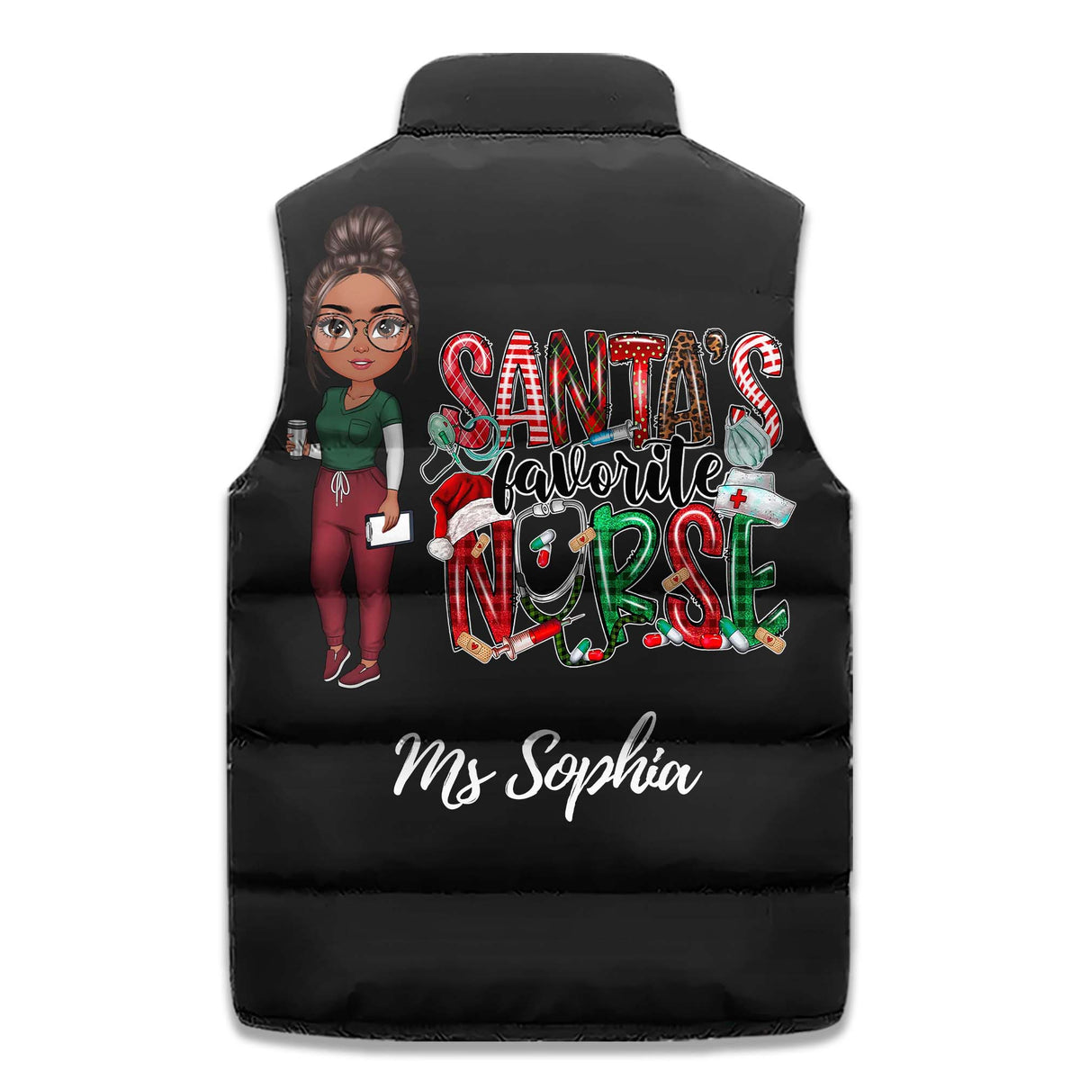 Puffer Vest - Personalized Gift Ideas For Nurse