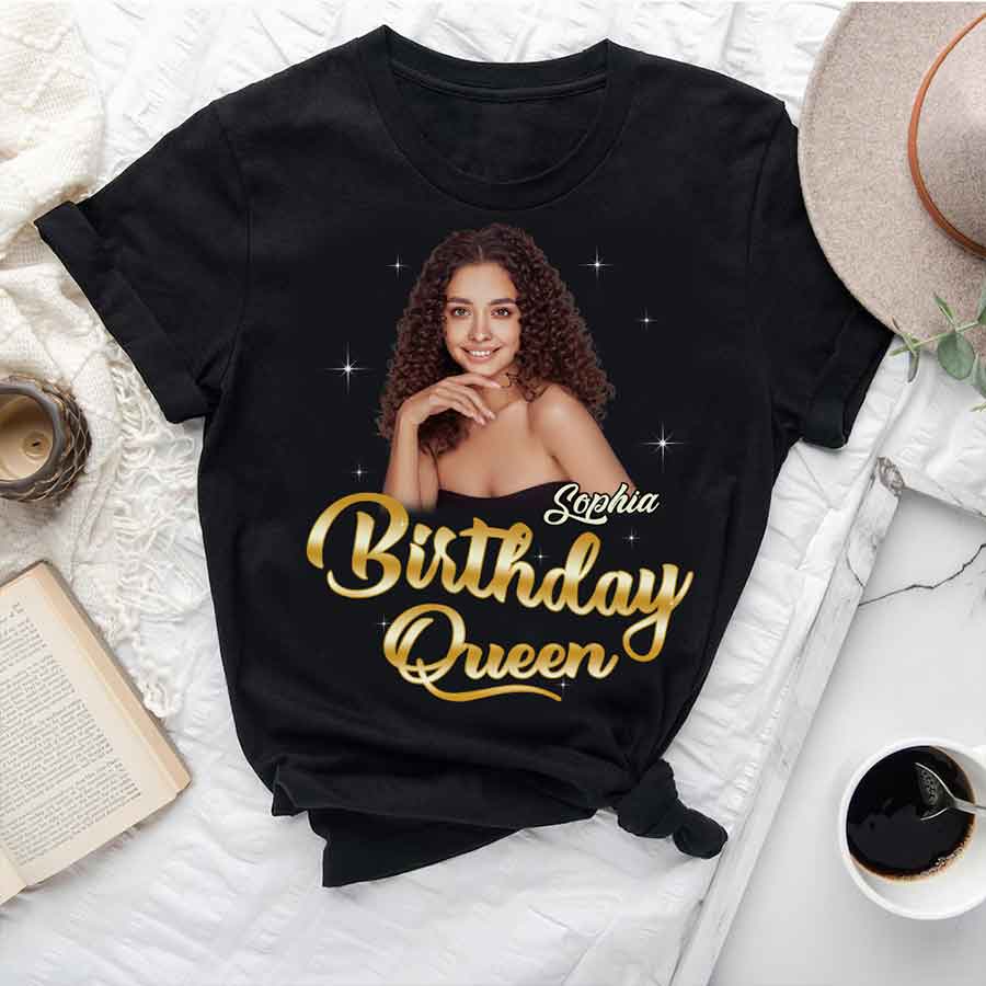 Birthday Shirts, Custom Birthday Shirts, Birthday Shirts For Black Women, Its My Birthday Shirt, Birthday Queen Shirt-YPT-HCT