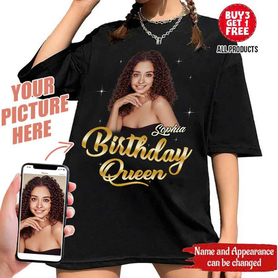 Birthday Shirts, Custom Birthday Shirts, Birthday Shirts For Black Women, Its My Birthday Shirt, Birthday Queen Shirt-YPT-HCT