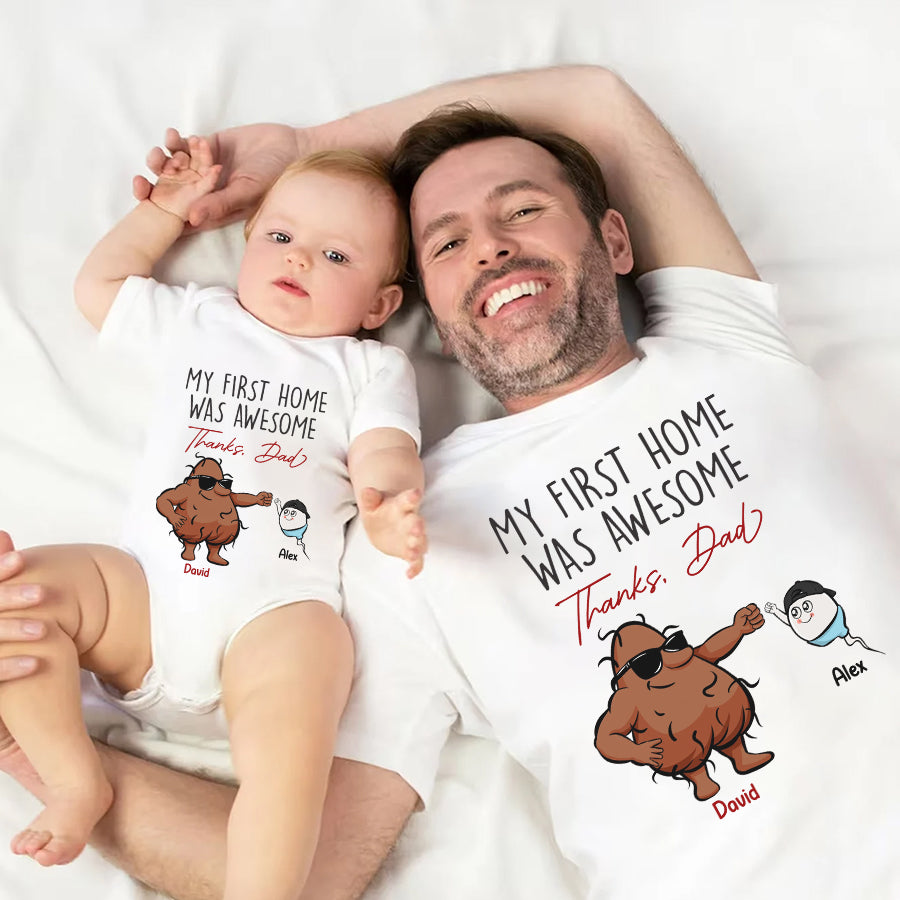 First Fathers Day Gift, Custom Father's day shirts, Best Gifts For New Dads, First Fathers Day Gift Ideas