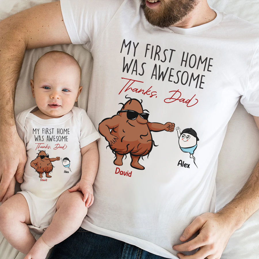 First Fathers Day Gift, Custom Father's day shirts, Best Gifts For New Dads, First Fathers Day Gift Ideas
