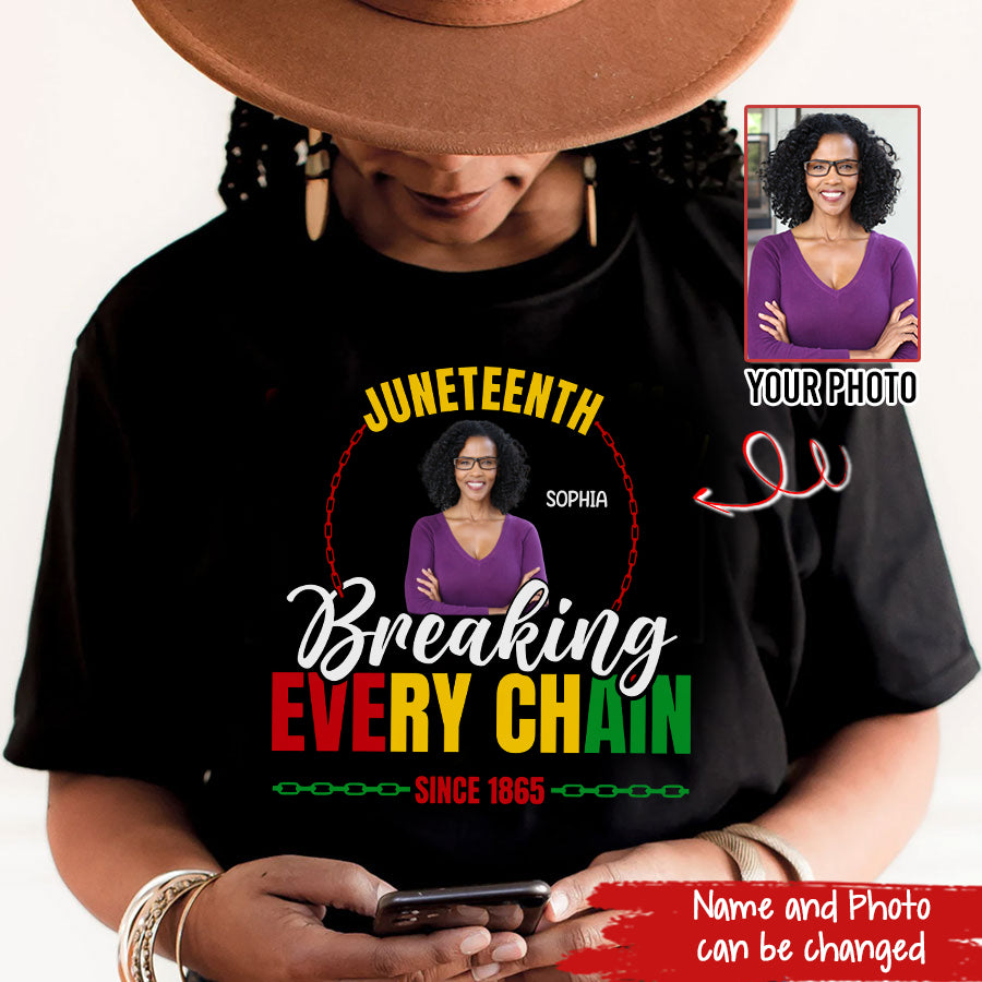 Personalized Shirt - Juneteenth T Shirt, Black Women&#39;s Juneteenth t shirt, Black History Gift For Black Woman , Juneteenth shirt ideas