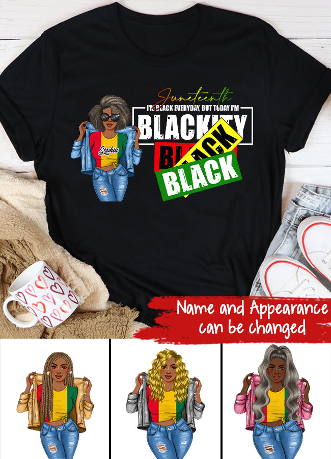 Juneteenth Shirt, Custom Juneteenth Shirt, Juneteenth Is My Independence 1865 Celebrating Freedom Day T-Shirt