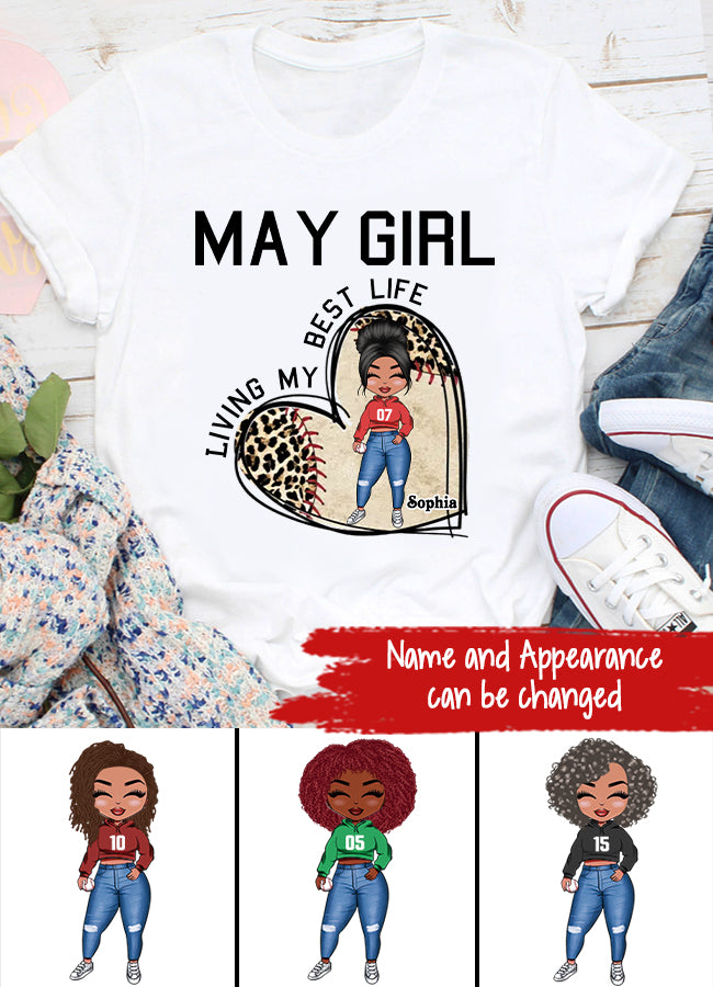 May Birthday Shirt, Custom Birthday Shirt, Queens Born In May, May Birthday Gifts, May Shirts For Woman, Baseball Lover