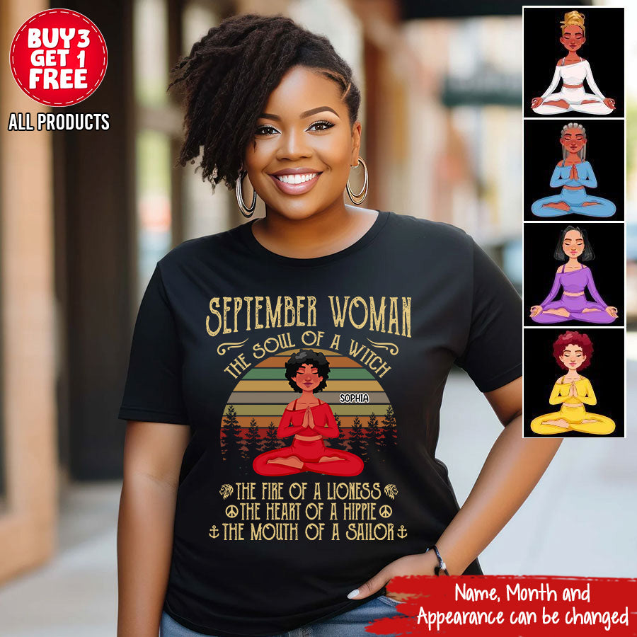 September Birthday Shirt, Custom Birthday Shirt, September Birthday Shirts For Woman, September Birthday Gifts