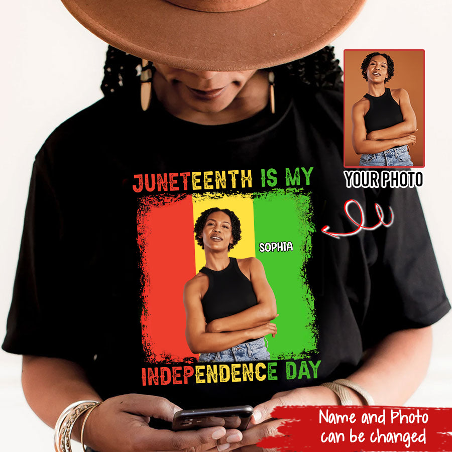 Personalized Shirt - Juneteenth T Shirt, Black Women&#39;s Juneteenth t shirt, Black History Gift For Black Woman , Juneteenth shirt ideas