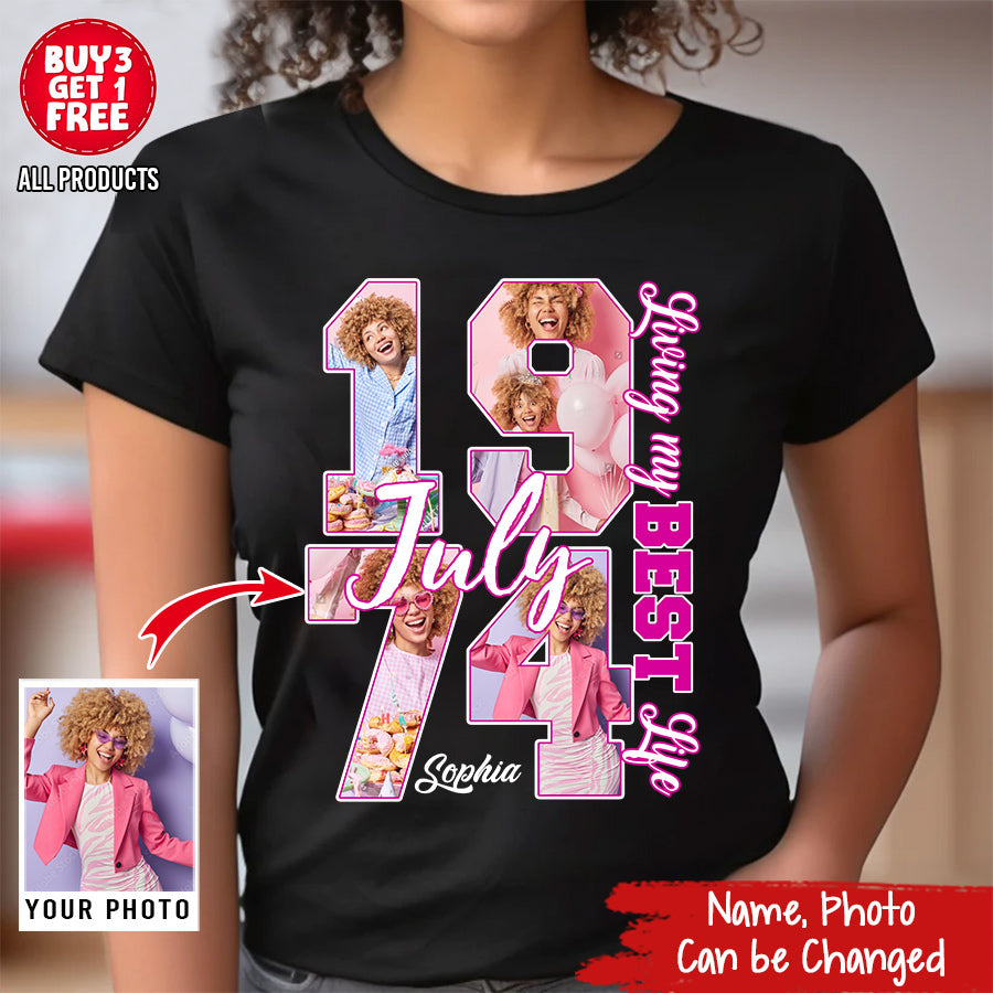 Custom July Birthday Shirt For Woman, Queens Are Born In July Gifts, July Birthday Woman Shirt, July Queen Gift-YPT-TLQ