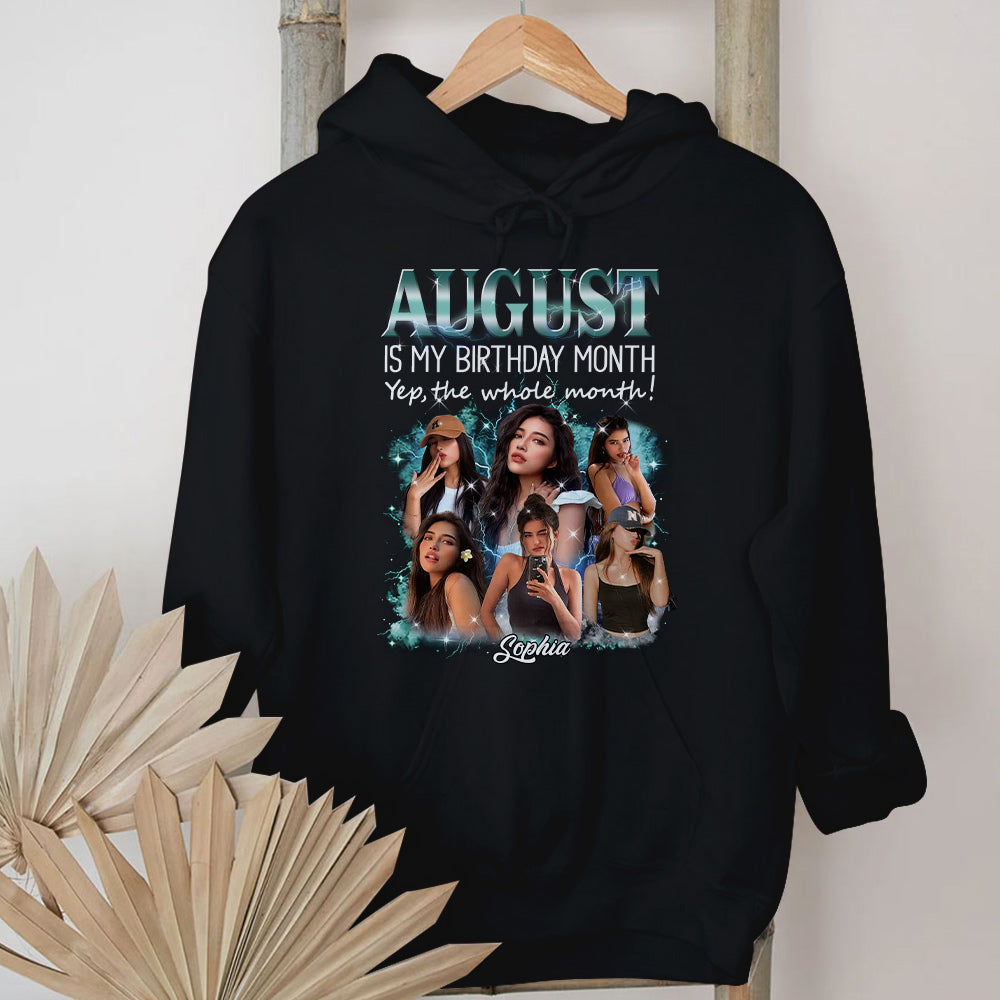 August Birthday Shirt, Custom Birthday Shirt, Queens Born In August, August Birthday Shirts For Woman, August Birthday Gifts - YPT-TLQ