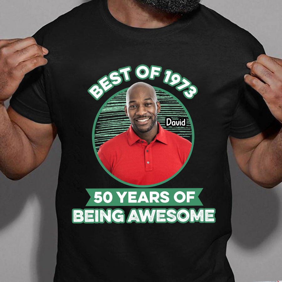 Personalized Birthday T Shirt, Chapter 50, Fabulous Since 1973 50th Birthday Unique T Shirt For Man