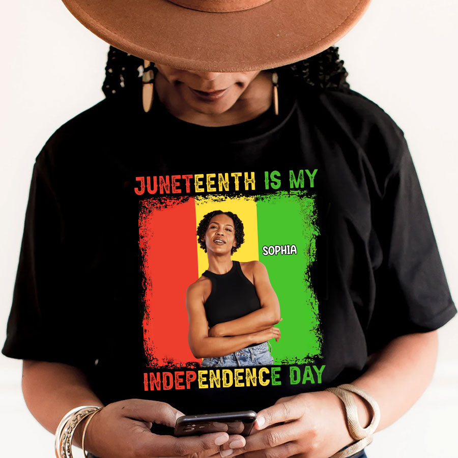 Personalized Shirt - Juneteenth T Shirt, Black Women&#39;s Juneteenth t shirt, Black History Gift For Black Woman , Juneteenth shirt ideas