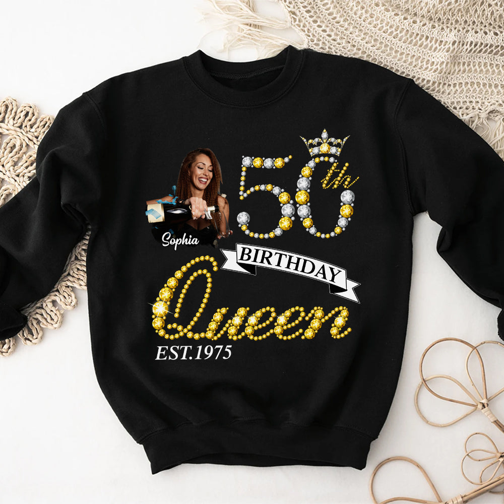 50th Birthday Shirts, Custom Birthday Shirts, Turning 50 Shirt, Gifts For Women Turning 50, 50 And Fabulous Shirt, 50th Birthday Shirts For Her-YPT-HCT