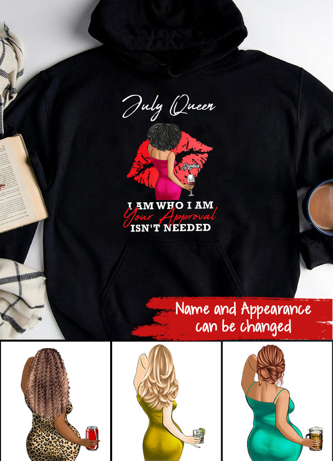 July Birthday Shirt, Custom Birthday Shirt, Queens Born In July, July Birthday Shirts For Woman