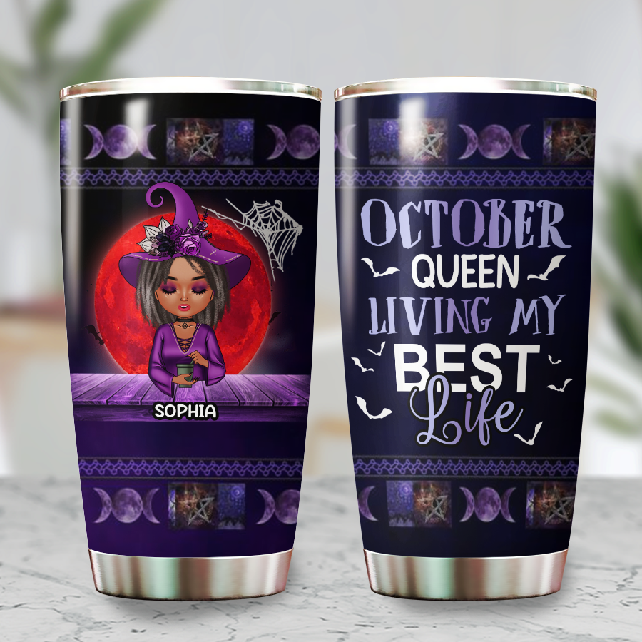 Personalized Tumblers, Birthday Tumbler, Birthdays In October, October Birthday Gifts For Her