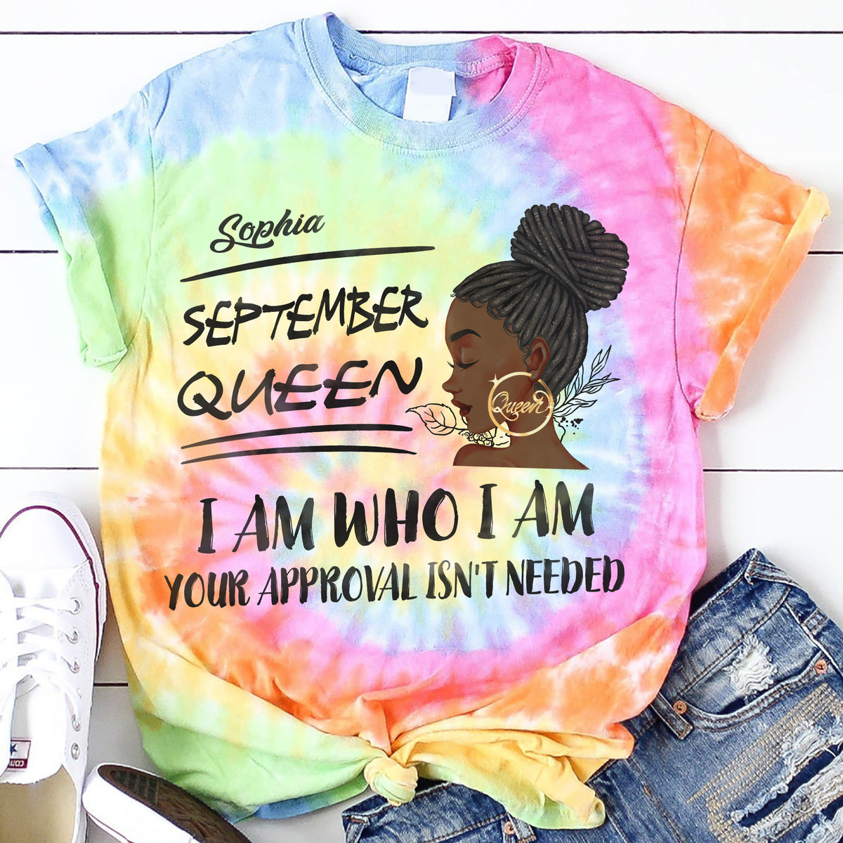 September Birthday Shirt, Custom Birthday Shirt, Queens are Born In September, September Birthday Shirts For Woman, September Birthday Gifts-YPT-TLQ