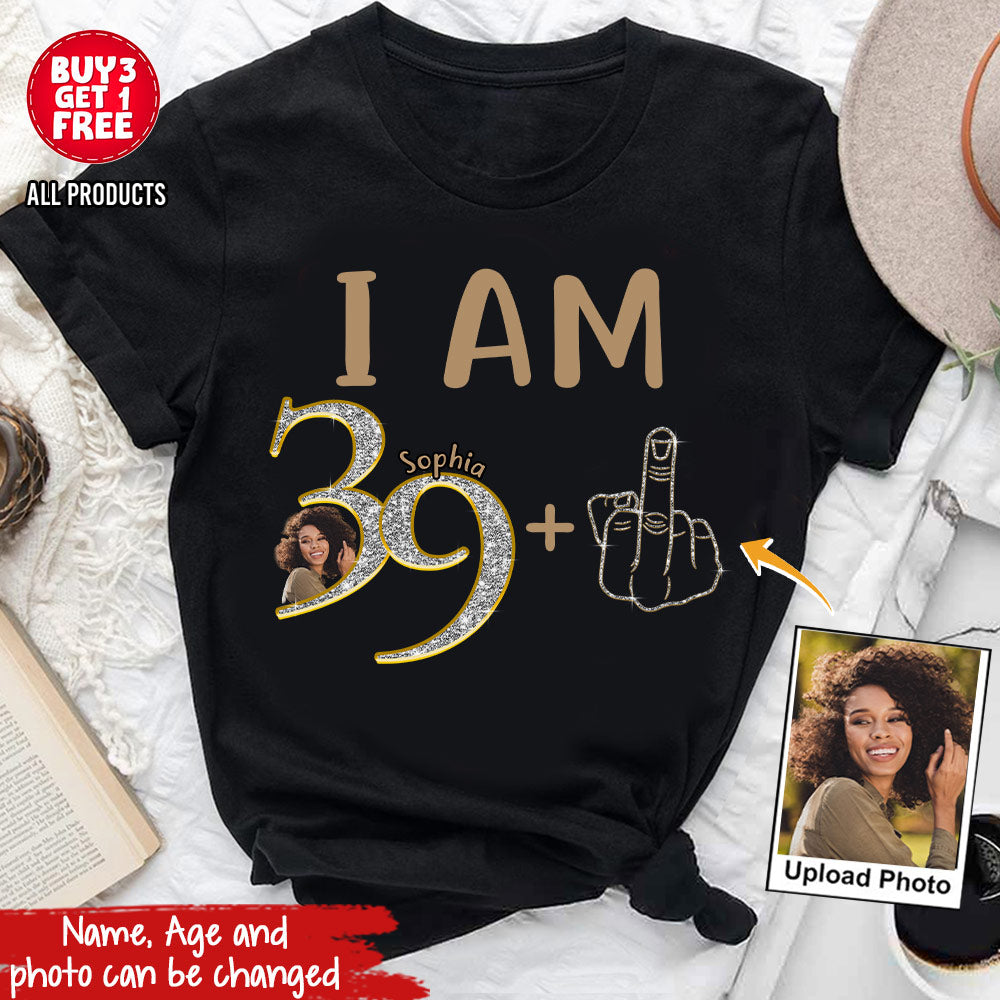 40th Birthday Shirts, Custom Photo Birthday Shirts, Turning 40 Shirt, Gifts For Women Turning 40, 40 And Fabulous Shirt, 40th Birthday Shirts For Her-YPT-HCT