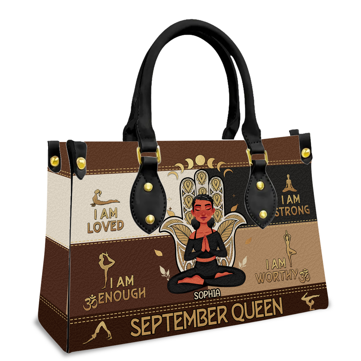 Personalized Leather Bag - September Birthday Gifts For September Queens, Queen Was Born In September