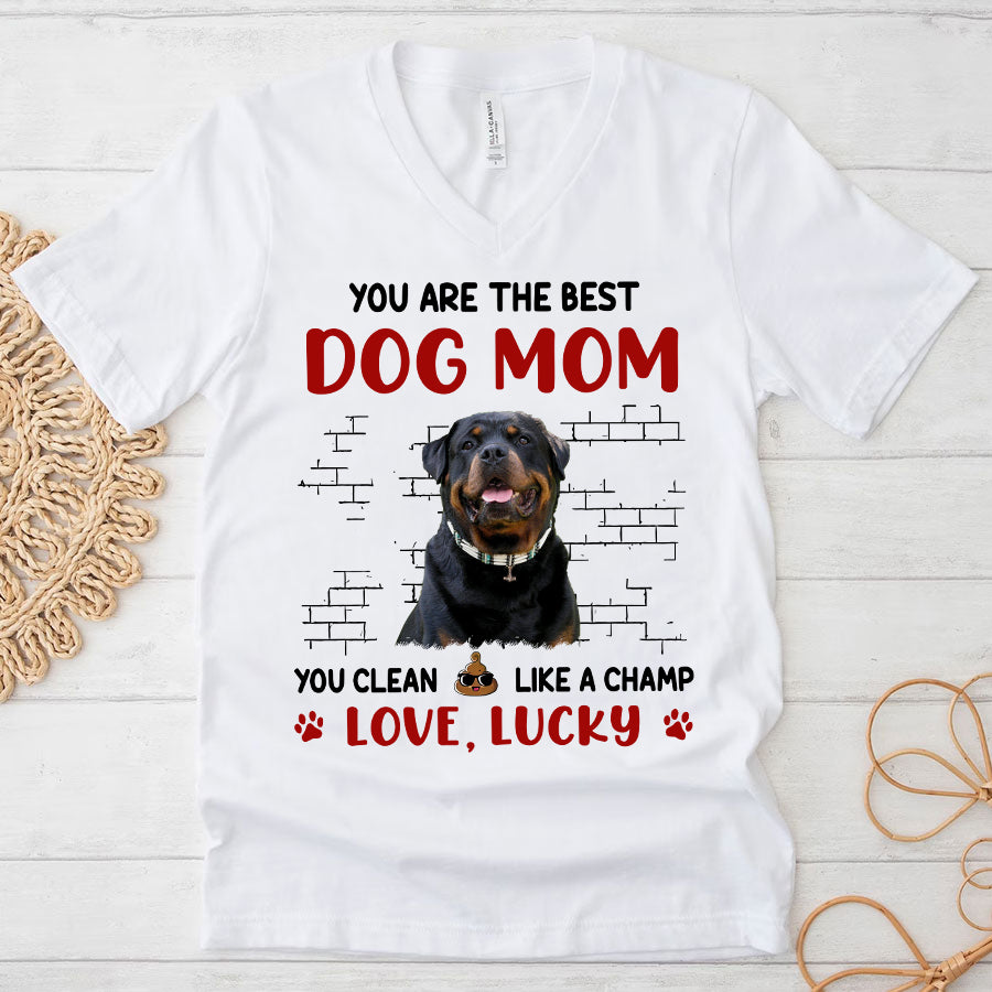 Custom Photo Dog, Personalized Dog Shirt, Gift For Dog Lover, Dog Mom Dad Shirt, Labrador Retriever Lover