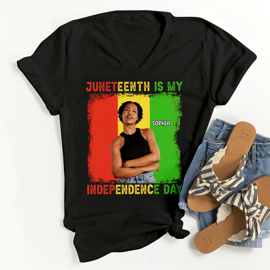 Personalized Shirt - Juneteenth T Shirt, Black Women&#39;s Juneteenth t shirt, Black History Gift For Black Woman , Juneteenth shirt ideas