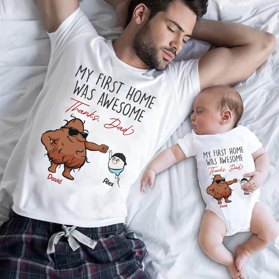 First Fathers Day Gift, Custom Father's day shirts, Best Gifts For New Dads, First Fathers Day Gift Ideas