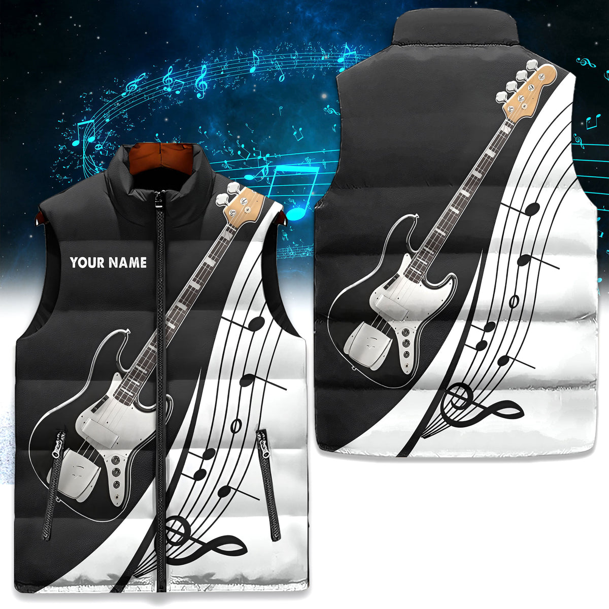 Puffer Vest - Personalized Gift Ideas For Guitar Lovers