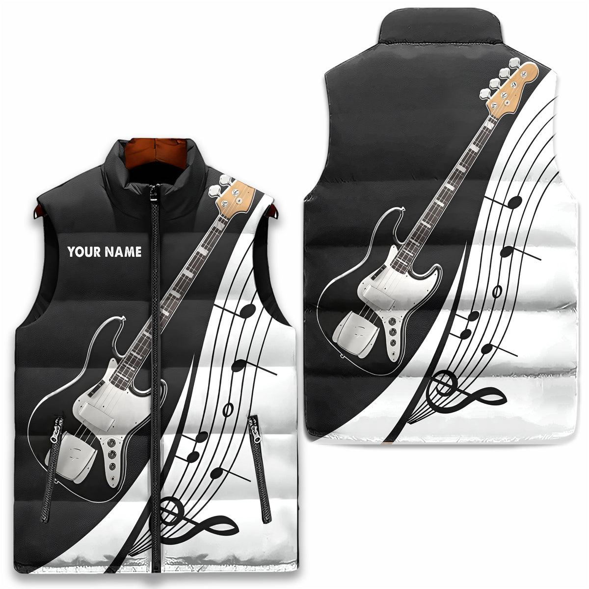 Puffer Vest - Personalized Gift Ideas For Guitar Lovers