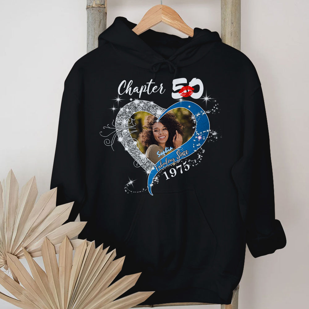 Custom Face Photo 50&#39;s Birthday Shirt, 50th Birthday Unique T Shirt For Woman, Custom Birthday Shirt, Her Gifts For 50 Years Old, Custom Picture Tee, Personalized Birthday Shirt-YPT-TLQ