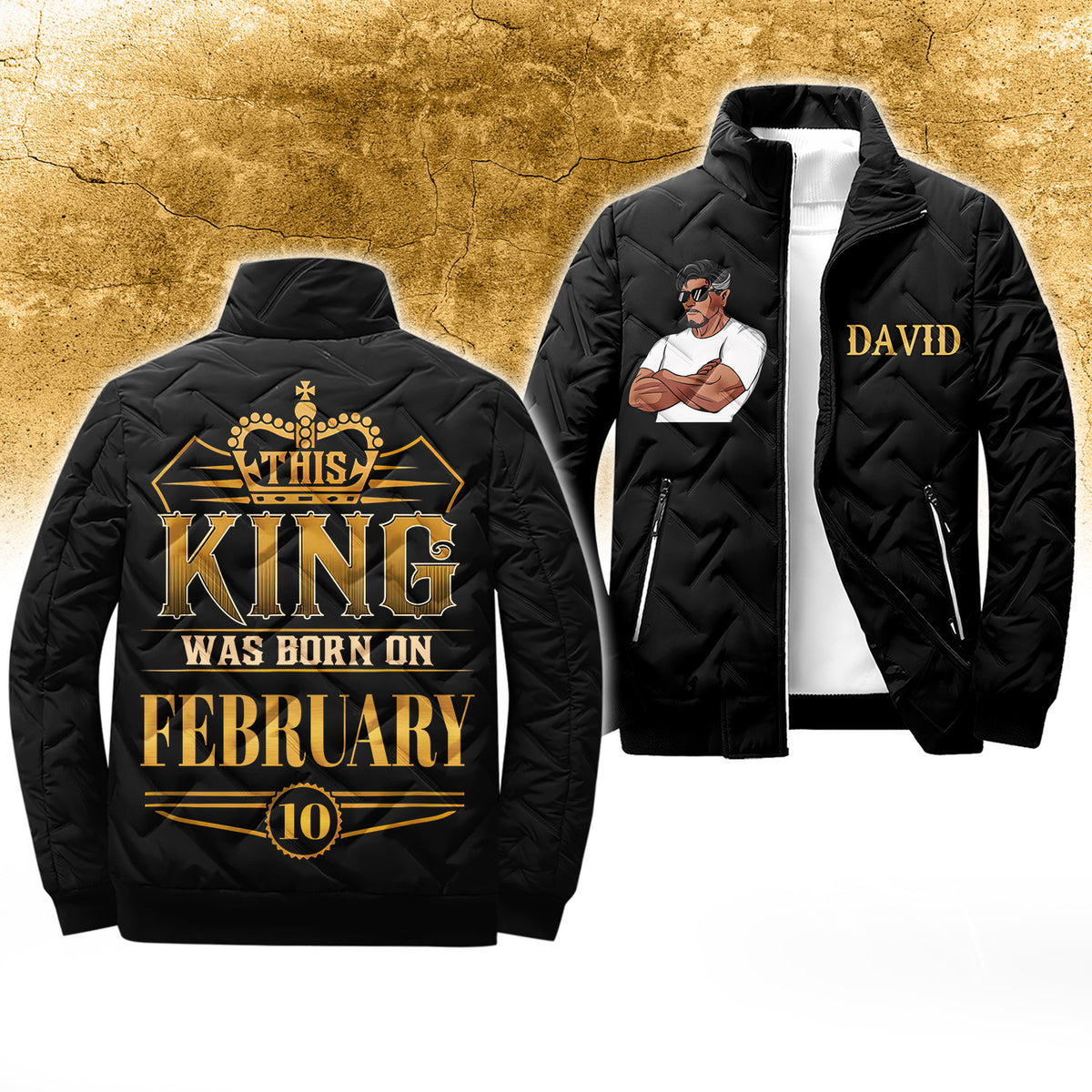 Puffer Jacket - Personalized Gift For February Man
