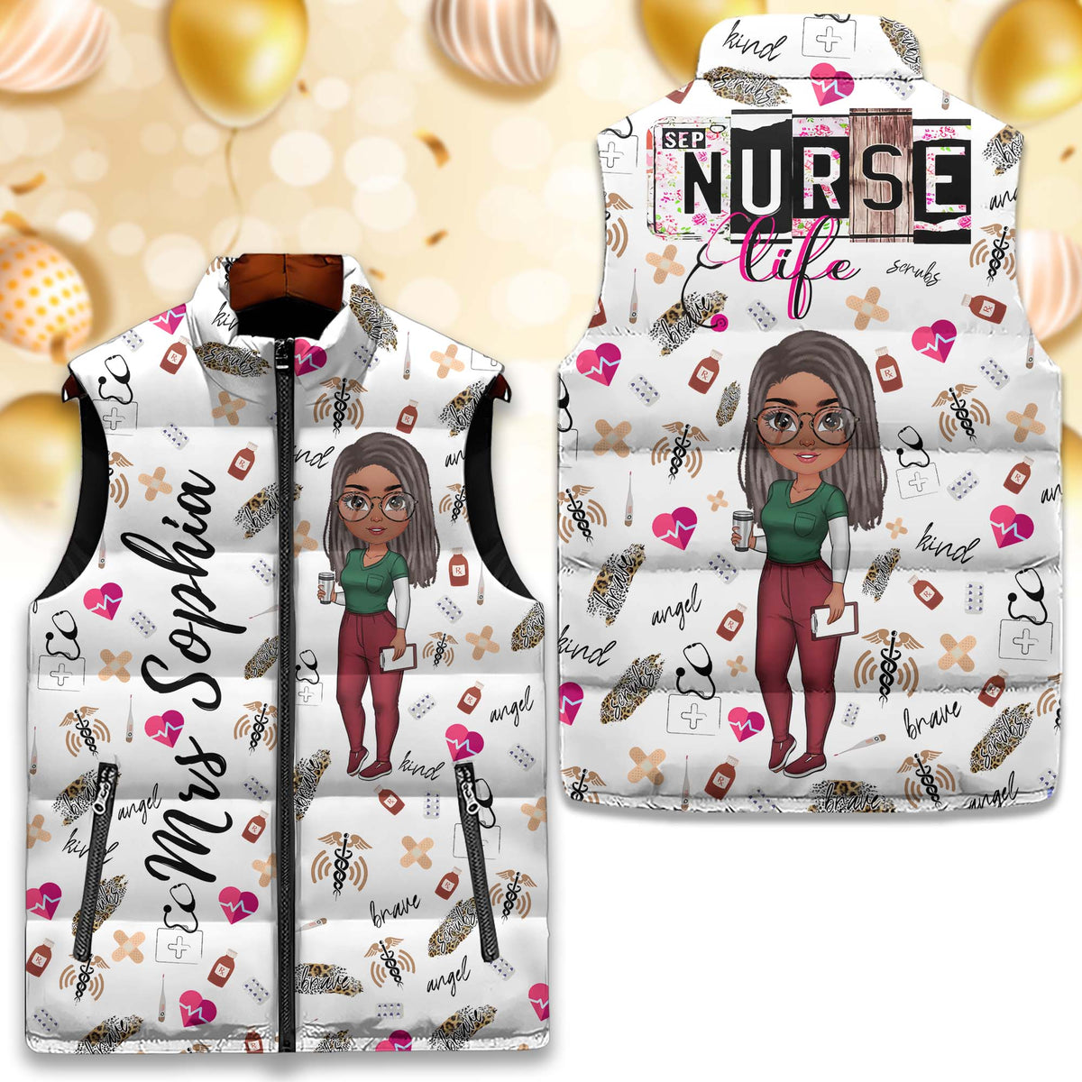 Puffer Vest - Personalized Gift Ideas For Nurse