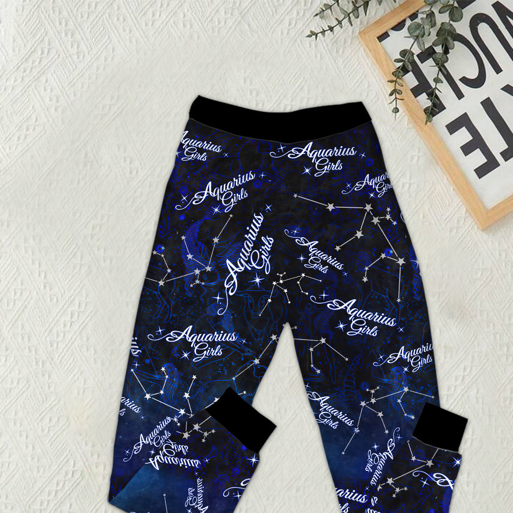 Premium Pajamas Set - Personalized Women's Pajama Set, Gift For Aquarius Girl