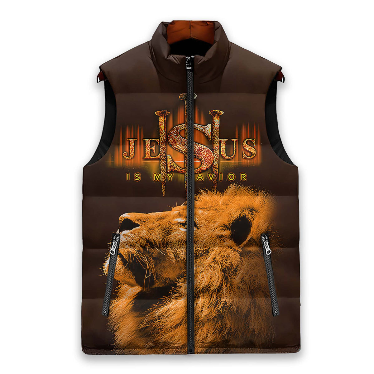 Puffer Vest - Gift Ideas For Men Jesus Lovers , Christ Gift