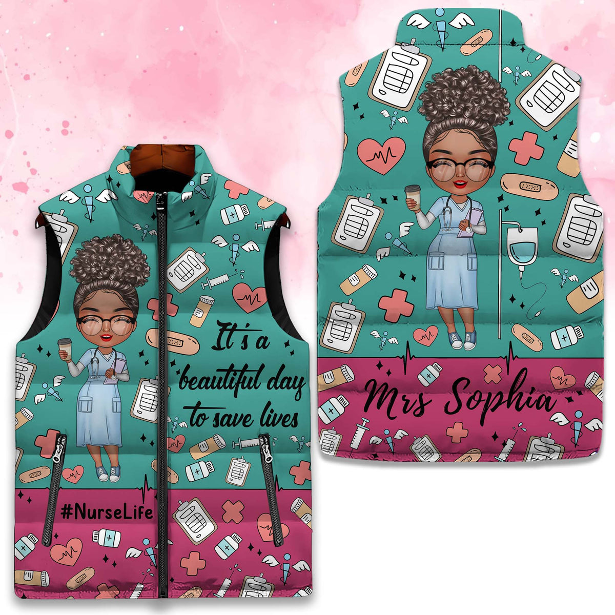 Puffer Vest -Personalized Gift Ideas For Nurse