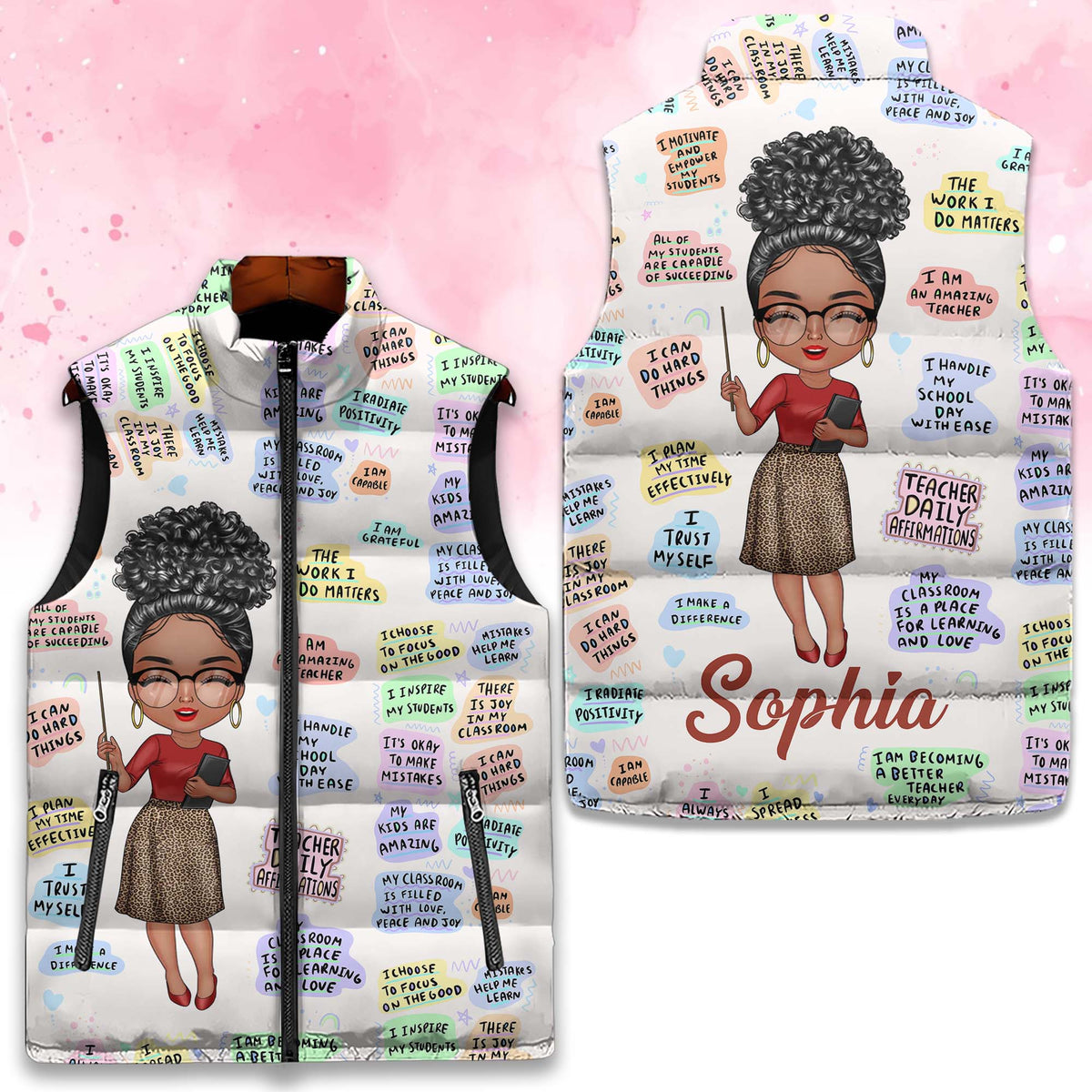 Puffer Vest -Personalized Gift Ideas For Teacher