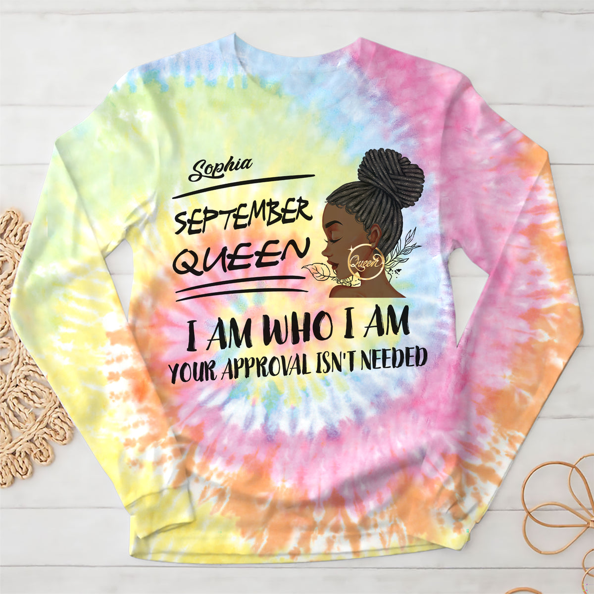 September Birthday Shirt, Custom Birthday Shirt, Queens are Born In September, September Birthday Shirts For Woman, September Birthday Gifts-YPT-TLQ