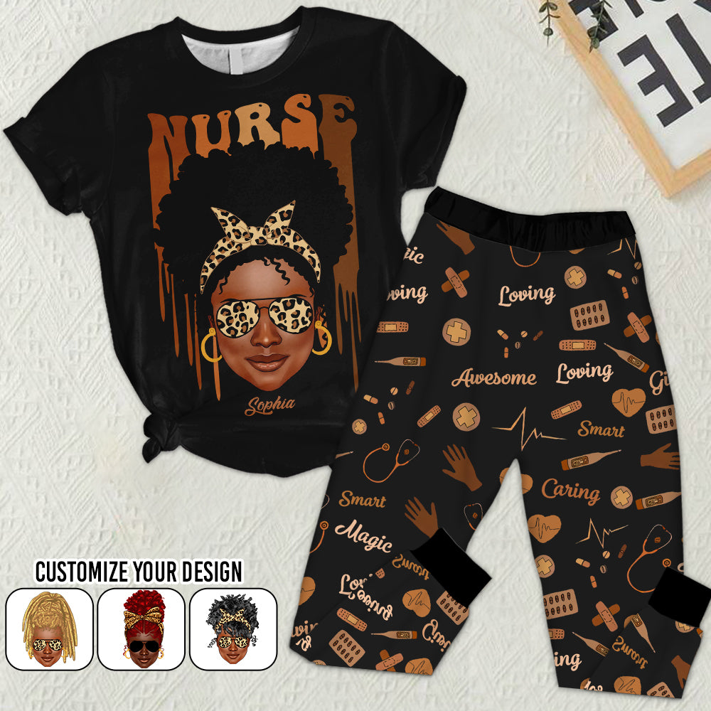 Premium Pajamas Set - Personalized Women's Pajama Set, Gift For Nurse