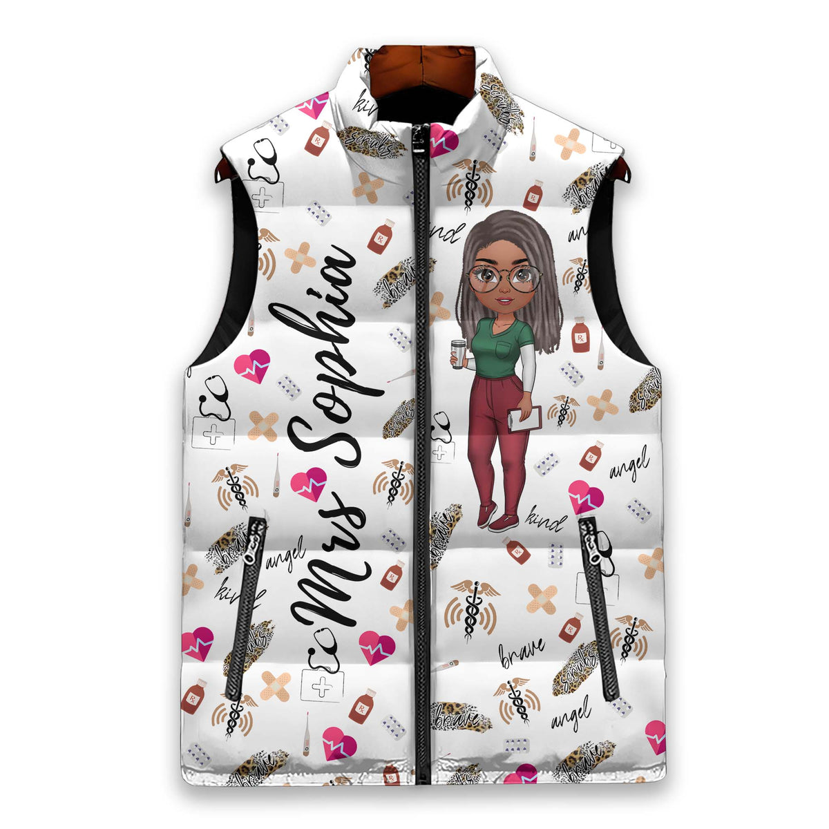 Puffer Vest - Personalized Gift Ideas For Nurse