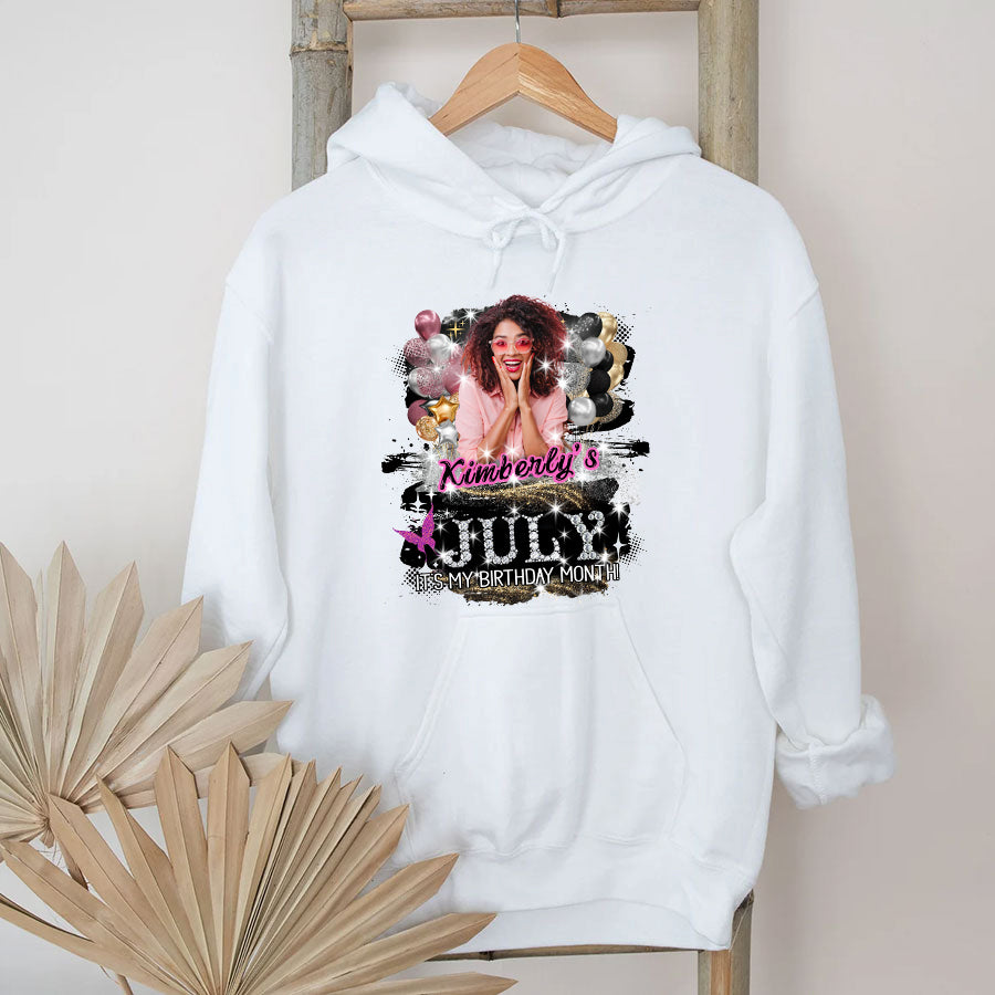 July Birthday Shirt, Custom Birthday Shirt, Queens Born In July, July Birthday Shirts For Woman, July Birthday Gifts-YPT-TLQ