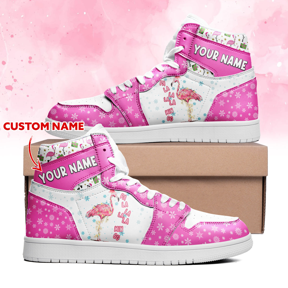 Personalized Shoe - Gift For Woman Flamingo Lovers