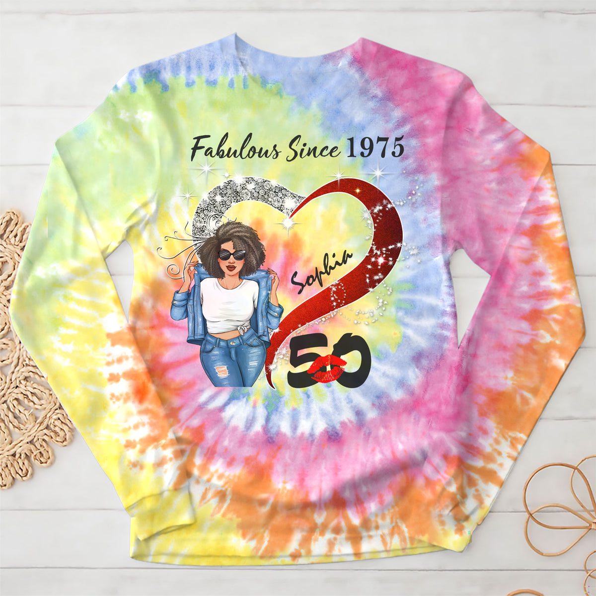 Chapter 50, Fabulous Since 1975 50th Birthday Unique T Shirt For Woman, Custom Birthday Shirt, Her Gifts For 50 Years Old , Turning 50 Birthday Cotton Shirt-YPT-TLQ