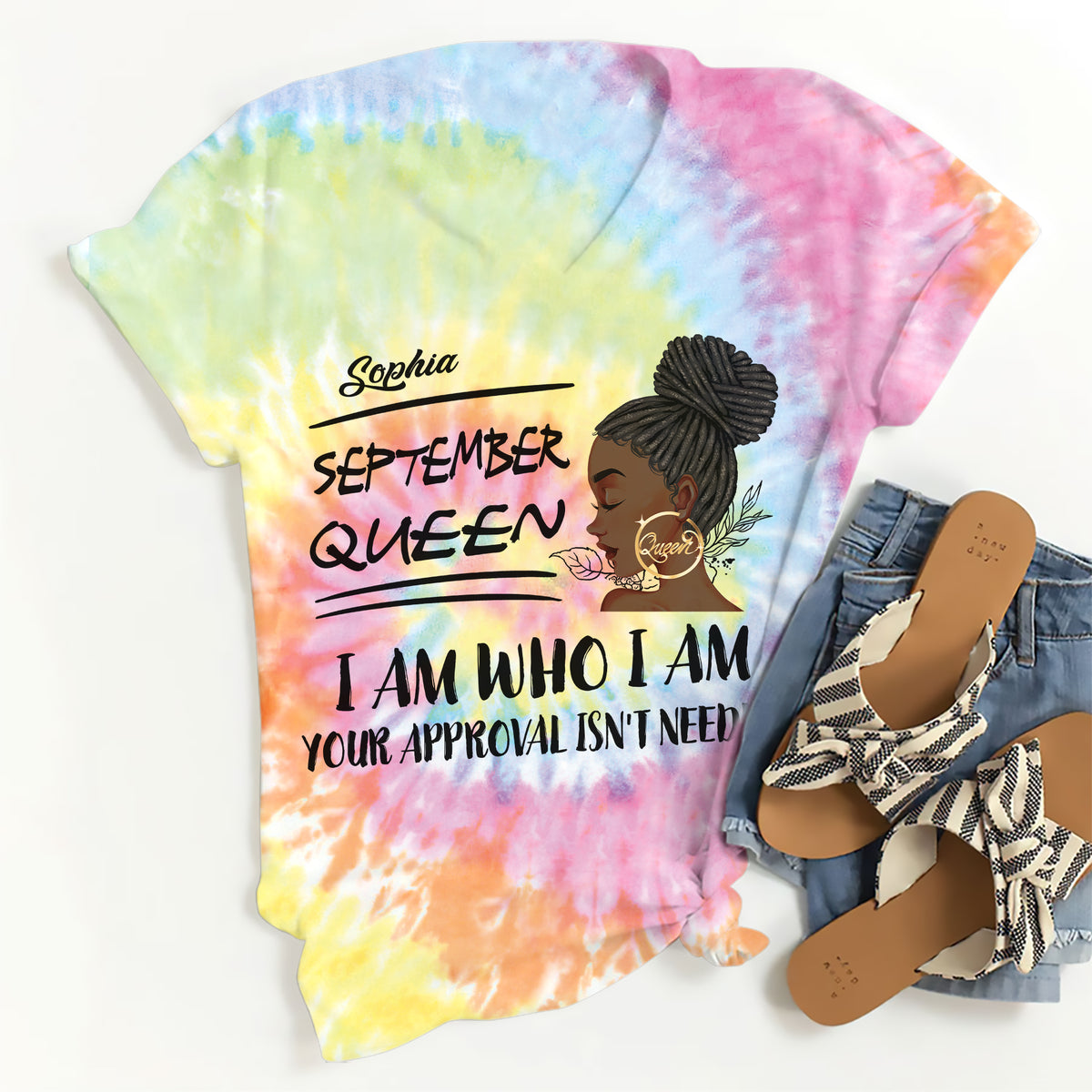 September Birthday Shirt, Custom Birthday Shirt, Queens are Born In September, September Birthday Shirts For Woman, September Birthday Gifts-YPT-TLQ