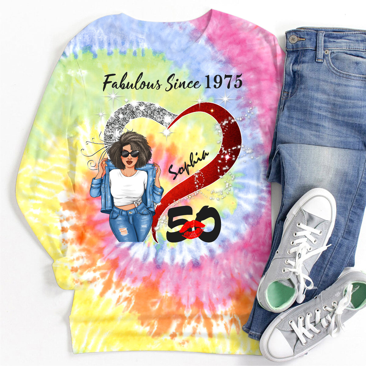 Chapter 50, Fabulous Since 1975 50th Birthday Unique T Shirt For Woman, Custom Birthday Shirt, Her Gifts For 50 Years Old , Turning 50 Birthday Cotton Shirt-YPT-TLQ