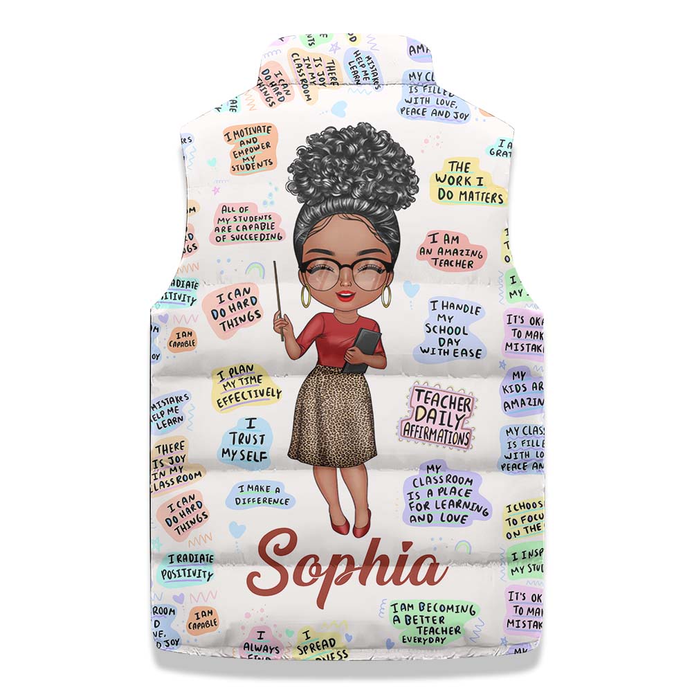 Puffer Vest -Personalized Gift Ideas For Teacher