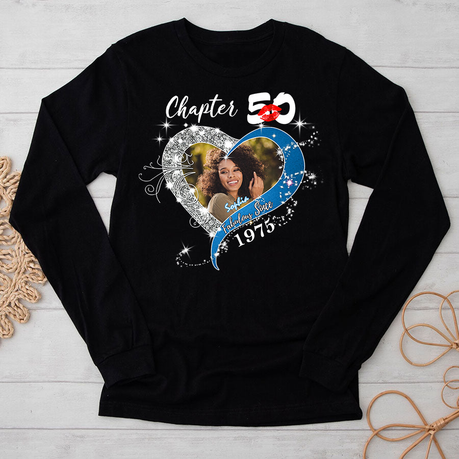 Custom Face Photo 50&#39;s Birthday Shirt, 50th Birthday Unique T Shirt For Woman, Custom Birthday Shirt, Her Gifts For 50 Years Old, Custom Picture Tee, Personalized Birthday Shirt-YPT-TLQ