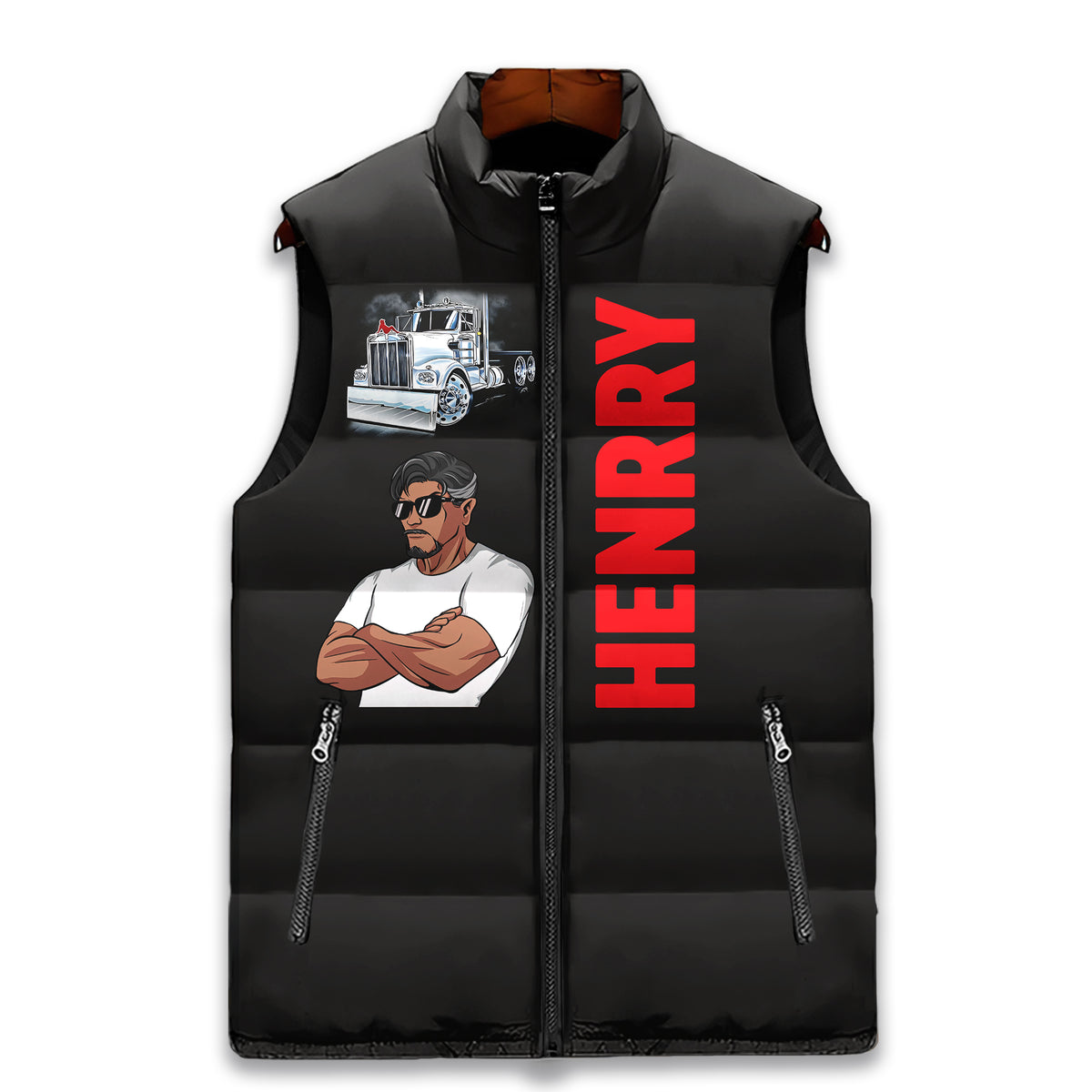 Puffer Vest -Personalized Gift Ideas For Truck Drives