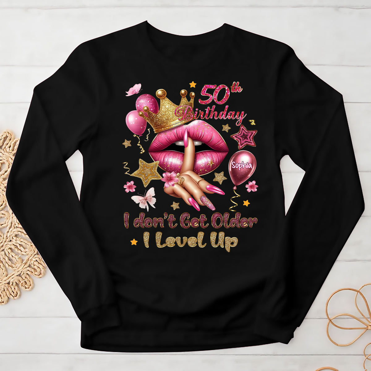 50th Birthday Shirts, Custom Birthday Shirts, Turning 50 Shirt, Gifts For Women Turning 50, 50 And Fabulous Shirt, 50th Birthday Shirts For Her - YPT-ALK