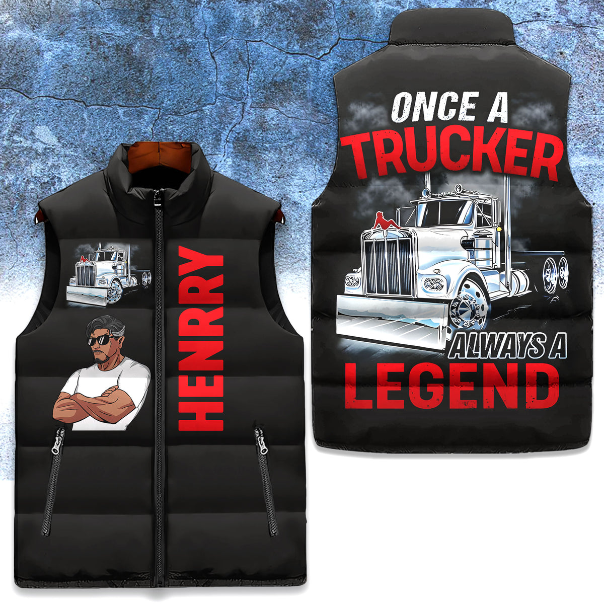 Puffer Vest -Personalized Gift Ideas For Truck Drives