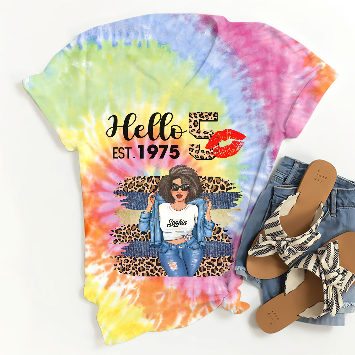 50th Birthday Shirts, Custom Birthday Shirts, Turning 50 Shirt, Gifts For Women Turning 50, 50 And Fabulous Shirt, 1975 Shirt, 50th Birthday Shirts For Her-YPT-TLQ