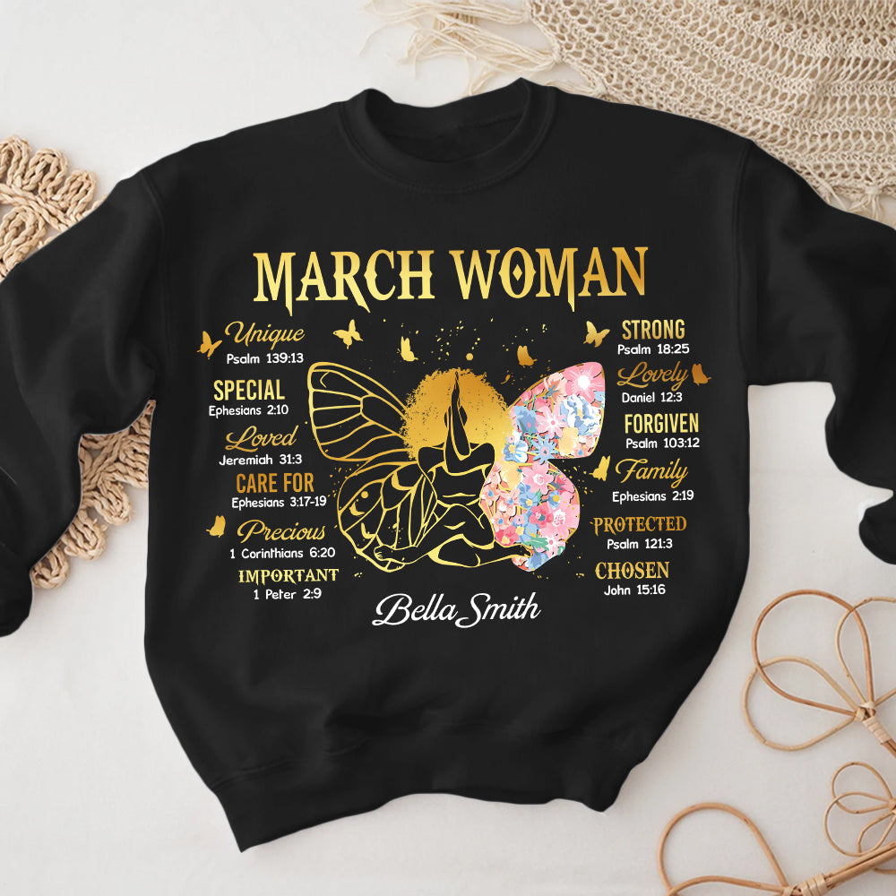 Custom Birthday Shirt, March Birthday Shirts For Woman, March Birthday Gifts